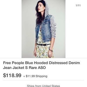 New Free People Jacket